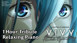 1 Hour Vivy Fluorite Eyes Song ヴィヴィ フローライトアイズソング Ending Credits Theme Piano [upl. by Tigirb473]