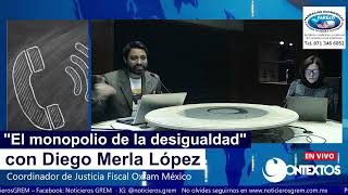 El monopolio de la desigualdad con Diego Merla López en Contextos [upl. by Ainek]