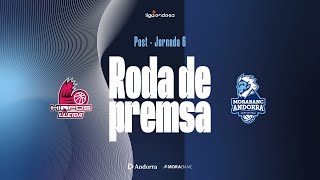 🎤 RDP Post Jornada 6 Liga Endesa  Hiopos Lleida 🆚️ MoraBanc Andorra  Temporada 20242025 [upl. by Gerdy726]