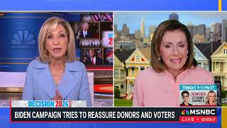 Speaker Emerita Pelosi on MSNBCs Andrea Mitchell Reports [upl. by Cindie192]