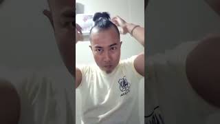 Potongan Rambut ter Ekstreme Q  Top Knot Hair Style 💇🏻‍♂️ [upl. by Annahsad913]