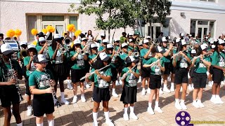 Andrew Wilson Marching Band vs Alice Harte Marching Band Battle Before The Homecoming Parade2024 [upl. by Evelin]