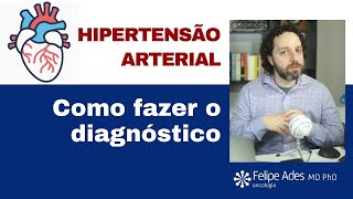 HIPERTENSÃO ARTERIAL  Como fazer o diagnóstico [upl. by Acirej810]