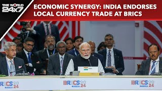 BRICS Summit Kazan 2024  Economic Synergy India Endorses Local Currency Trade At BRICS [upl. by Kern]