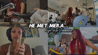 He met Meila Bartending Fall Festival Halloween Weekly Vlog [upl. by Alister962]