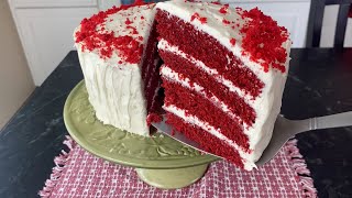 The Best Red Velvet Cake Using Ermine Frosting [upl. by Sanjiv]