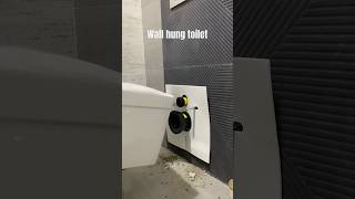 Part 3 wall hung toilet install settling plumbing work s please subscribemychannel please [upl. by Crist]