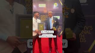 Dr R Rajkumar  Medical Director Rangadore Memorial hospital  ayushtvhealthawards [upl. by Leventis]