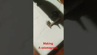 how to make seismograph at home full video shorts viral video [upl. by Holmann]