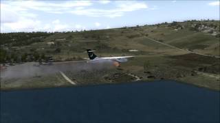 PIA ATR42 Engine Fire Crash Pakistan [upl. by Oznerol]