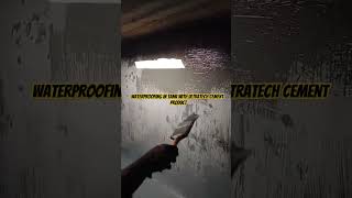 Waterproofing in tank for seepage and crack with Hiflex Ultratech cement [upl. by Ainoet]