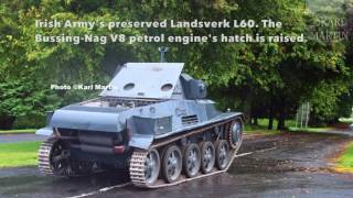 Irish Army Landsverk L60 light tank [upl. by Sirdna]