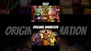 FNAF TRIBUTE ANIMATION  LEGO and SFM Comparison fnaf fnaf2 fnaf3 fnafplushies fnafedit [upl. by Ajssatsan786]