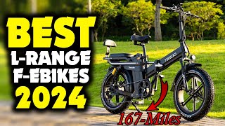 5 Best Long Range Folding Electric Bikes 2024 [upl. by Orgalim]