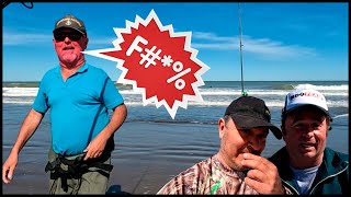 COMO HACER AMIGOS EN LA PESCA DE COSTA EN PINAMAR CON EL TERO [upl. by Allerie]