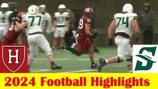 Stetson vs Harvard Football Game Highlights 9 21 2024 [upl. by Christis]