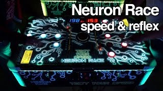 Neuron Race  speed amp reflex coinop machine [upl. by Wallinga]