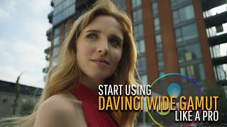 Use Resolve like a Real Pro Davinci Wide Gamut Workflow pt1 [upl. by Rubel]