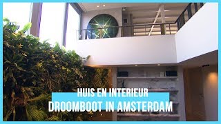 Luxe wonen op een woonboot in Amsterdam  BinnensteBuiten [upl. by Tellford]