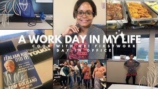 A WORK DAY IN MY LIFE  First day in the office  Cook with me [upl. by Fredericka]