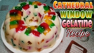 Cathedral Window Gelatine Recipe [upl. by Seline]