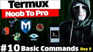 Termux Full Course  Termux Basic Commands   Day 5 [upl. by Enilauqcaj757]