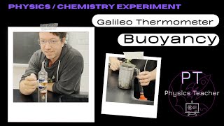 Explaining a Galileo Thermometer with Buoyancy [upl. by Vaios]