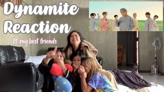 BTS 방탄소년단 Dynamite ‘Official’ Music Video REACTION  SimplySammie [upl. by Sherrod]