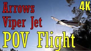 Arrows Viper Jet 50mm EDF Jet POV flight [upl. by Dar]