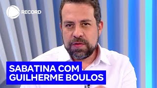 Assista à íntegra da entrevista com Guilherme Boulos candidato do PSOL à Prefeitura de SP [upl. by Pirzada]