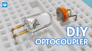 Super simple DIY optocoupler  Adding optical isolation in electronic circuits [upl. by Milissent]