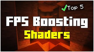 Top 5 FPS Boosting Shaders for Minecraft 1206 2024 [upl. by Allegna126]