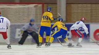 Sweden grabs World Bandy Championship [upl. by Steinman]