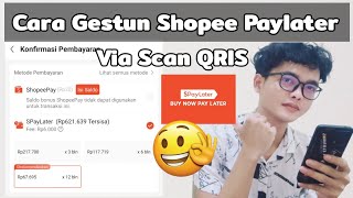 Cara Gestun Shopee Paylater Via Scan QRIS Bukalapak  Terbaru 2024 [upl. by Aray]