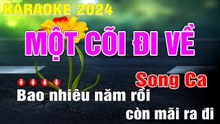 Một Cõi Đi Về Karaoke Song Ca Dm Nhạc Sống  Trung Hiếu [upl. by Sager139]