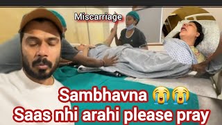 Surgery k bad Sambhavna ko Saas nhi arahi😭Sambhavna seth entertainment sambhavna seth new vlog [upl. by Dorca659]