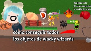 cómo conseguir todos los objetos de wacky wizardsroblox [upl. by Nala440]