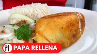 🇵🇪 PAPA RELLENA PERUANA  RECETA FACIL Y RIQUISIMA [upl. by Ahsiruam]