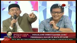 Debat Seru  Rocky Gerung di ILC TV One 15 Januari 2019 Boni Hargens terpancing emosi [upl. by Leroj117]