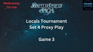 Set 4 Proxy Play White VS Red Locals Game 3 Battle Spirits Saga [upl. by Chara]