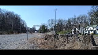 NS eastbound in Abingdon Virginia on the Pulaski District March 13 2024 [upl. by Eelarol]