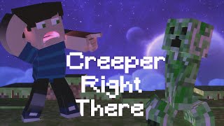 ♪CREEPER Right There  A Minecraft Parody of Honey Im Good Music Video [upl. by Sivra]