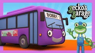 Bus Videos For Children  Geckos Garage  Truck Cartoons [upl. by Carver646]