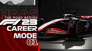 HAAS Road To Glory BEGINS  F1 23 Haas Driver Career Mode Part 1 [upl. by Risser]