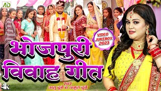 भोजपुरी विवाह गीत  Anu Dubey New Vivah Geet  Shubh Vivah Geet Jukebox  NonStop Vivah Song 2023 [upl. by Aerdnahc144]