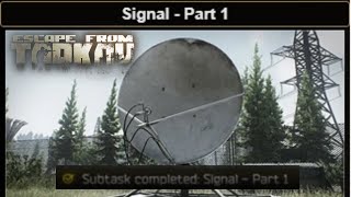 Signal Part 1 Escape From Tarkov Easy Quest Guide Under a Minute Mechanic eft [upl. by Lohman]