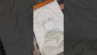 Gojo Drawing l female version l shots drawing art anime [upl. by Varney]