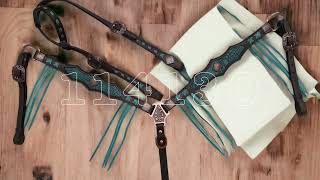 Leather western premium headstall sets [upl. by Nazus]