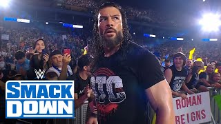 UNSEEN Roman Reigns aftermath of Bloodline decimation SmackDown exclusive Aug 9 2024 [upl. by Laroy]