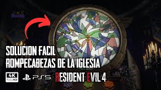 Solucion al rompecabezas de la IGLESIA RESIDENT EVIL 4 REMAKE [upl. by Johnson]